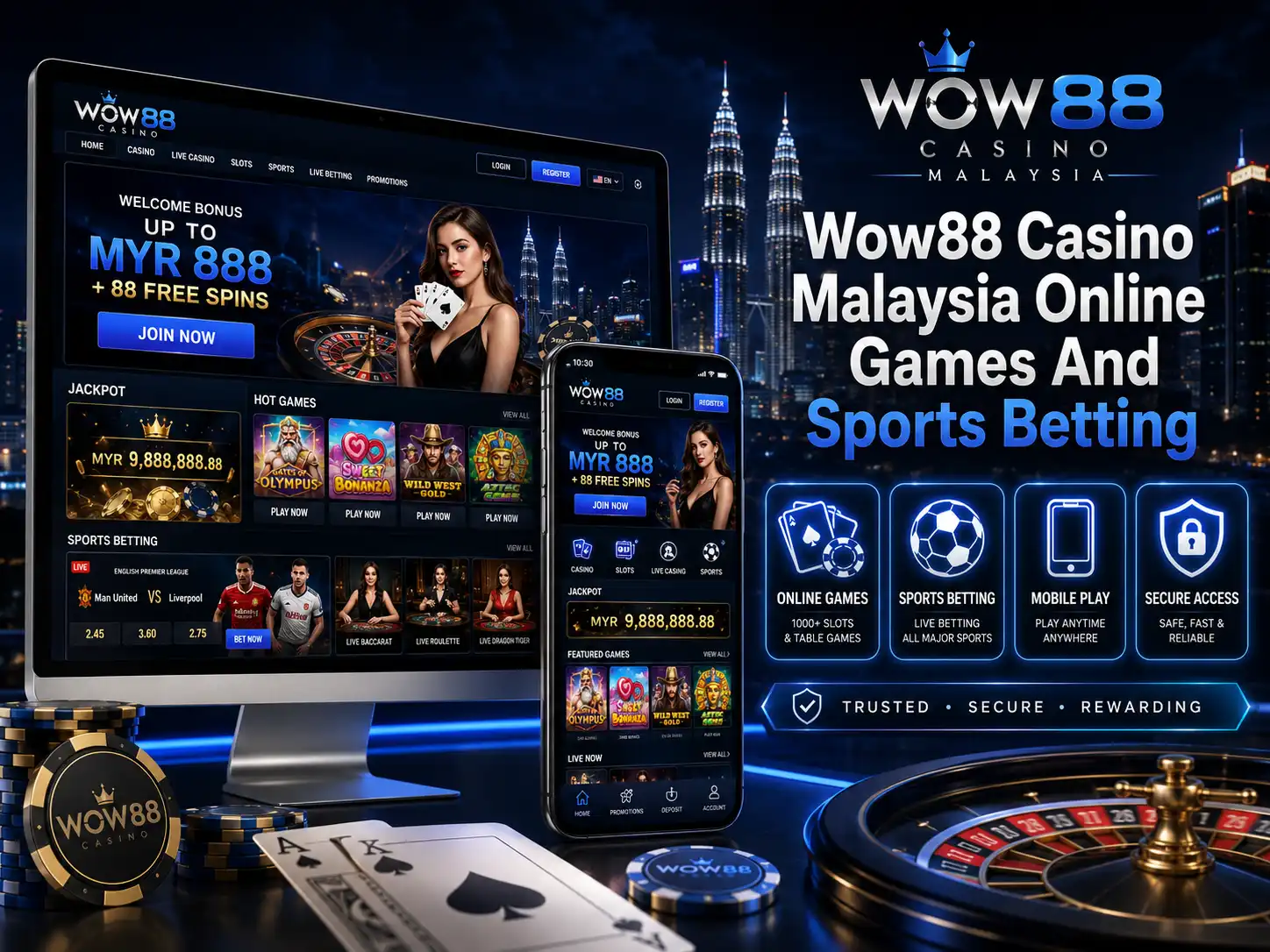 Wow88 Casino Malaysia Online Games And Sports Betting