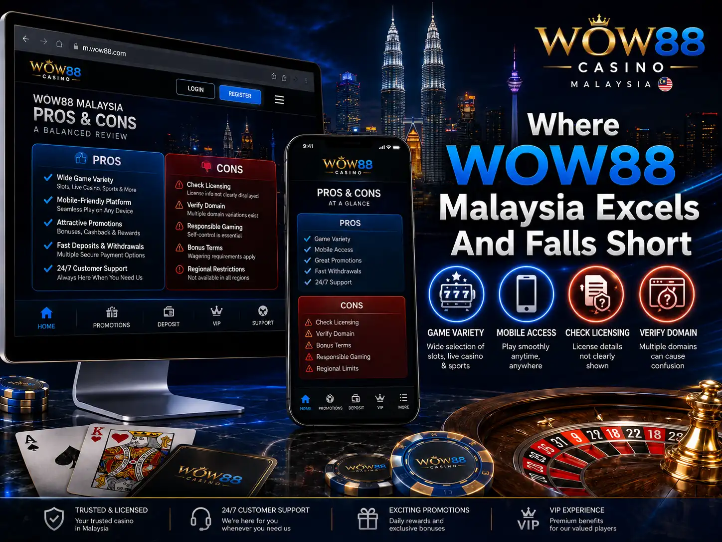 Where WOW88 Malaysia Excels And Falls Short