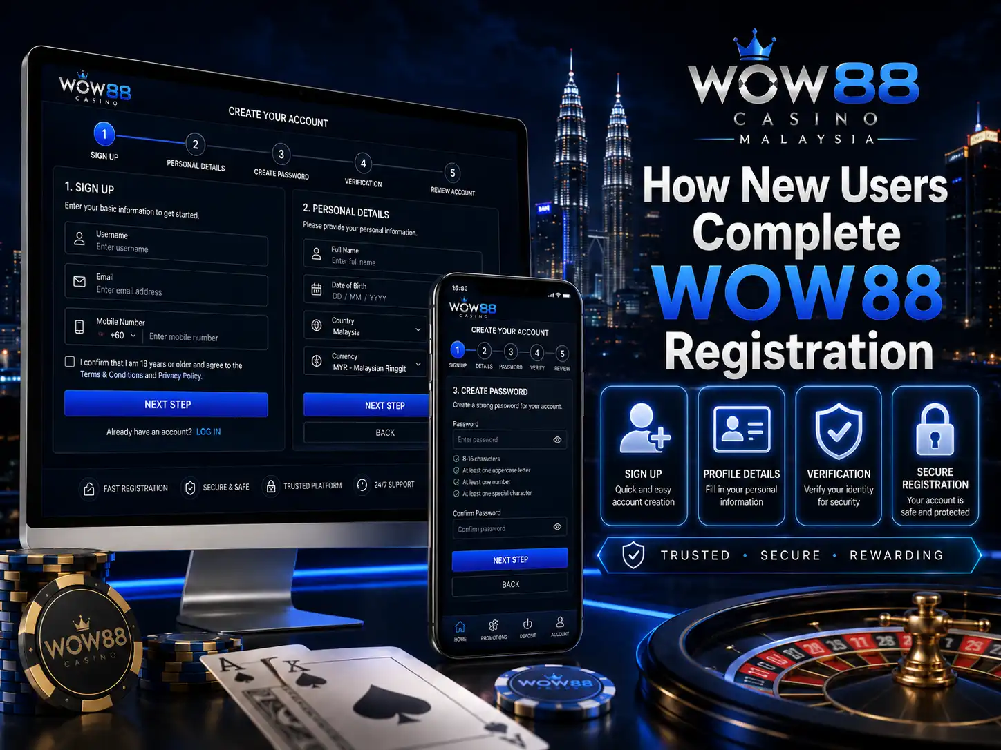 How New Users Complete WOW88 Registration