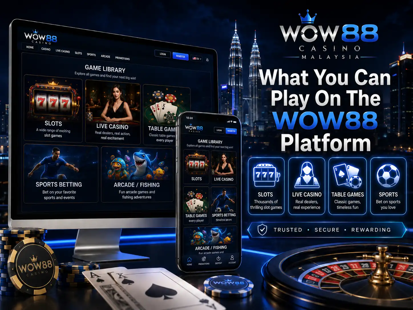 What You Can Play On The WOW88 Platform
