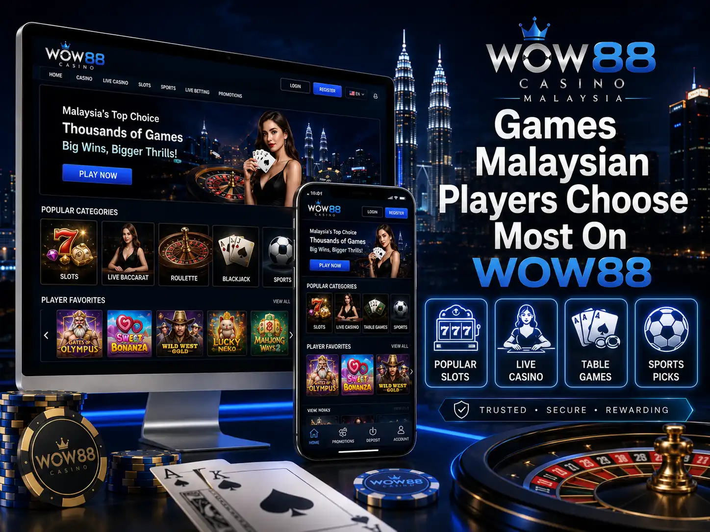 Games Malaysian Players Choose Most On WOW88
